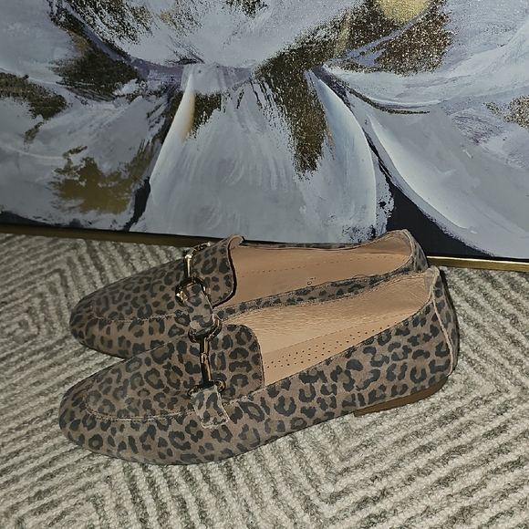 Joie Brown Leopard Print Flats - Picture 3 of 3